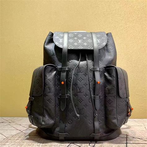 louis vuitton backpack black rope